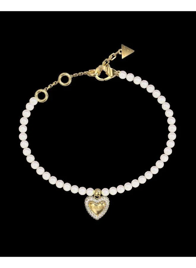 GUESS Pave Heart Chain Bracelet